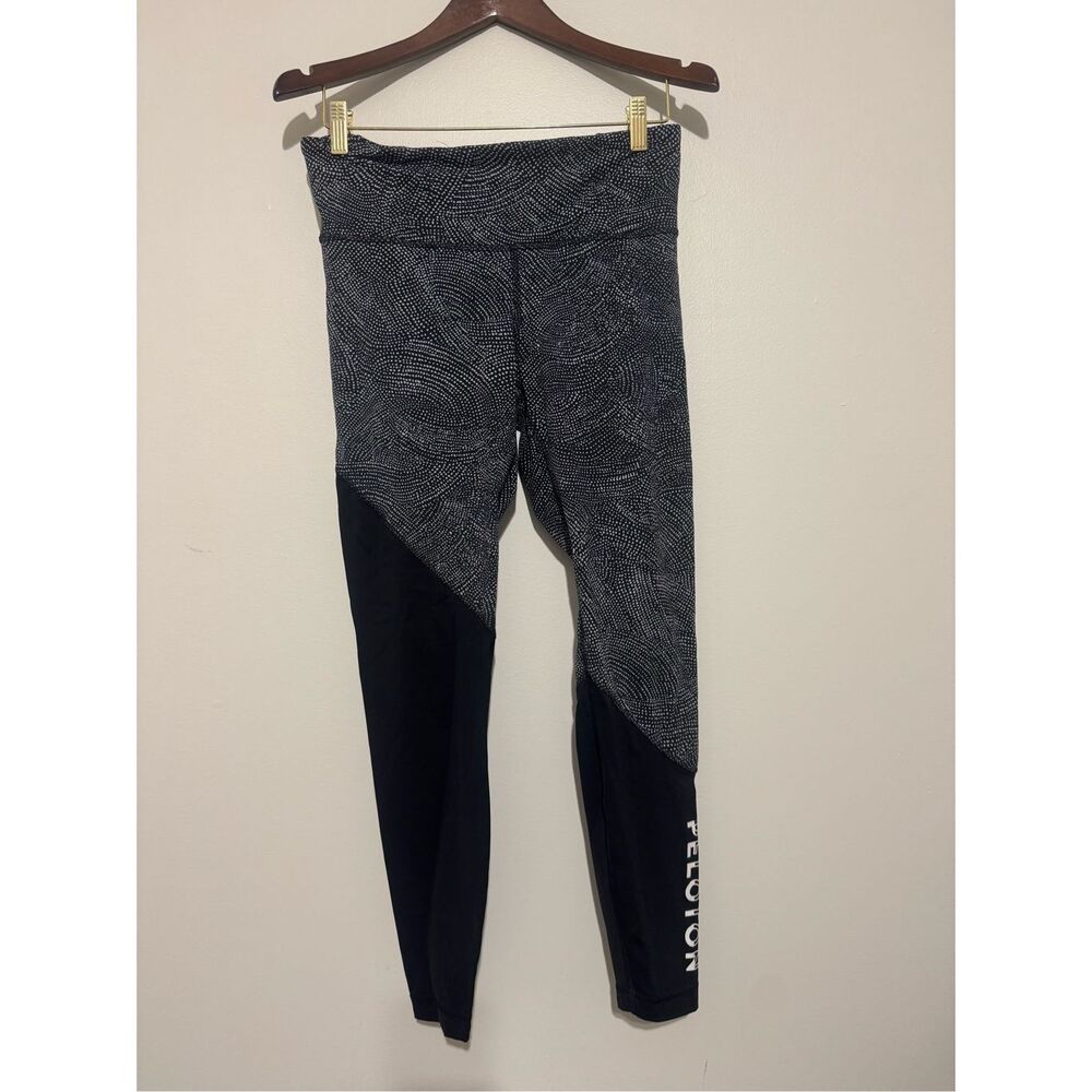 Lululemon X Peloton Speed Wunder Tight Asym Free Spirit Gray Black Women Sz 10 L